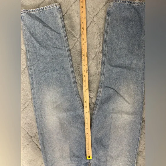 Citizens of Humanity Franca Pleat Front Jeans Spirited Wash High Rise Light Wash - Picture 10 of 14